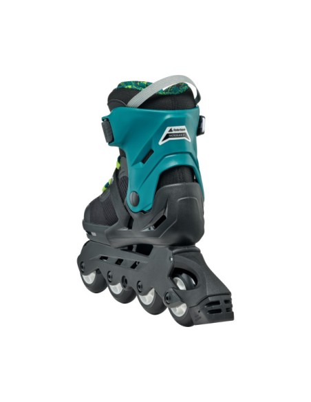ROLLERBLADE PATINES MICROBLADE NEGRO/VERDE PETROL