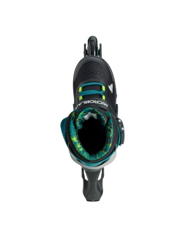 ROLLERBLADE PATINES MICROBLADE NEGRO/VERDE PETROL