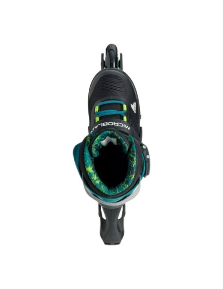 ROLLERBLADE PATINES MICROBLADE NEGRO/VERDE PETROL