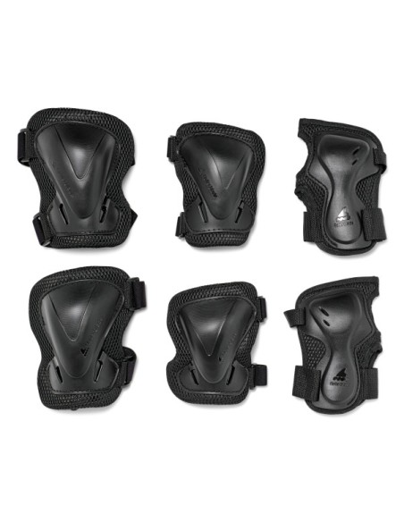 ROLLERBLADE PROTECCIONES EVO PRO GEAR 3 PACK NERO