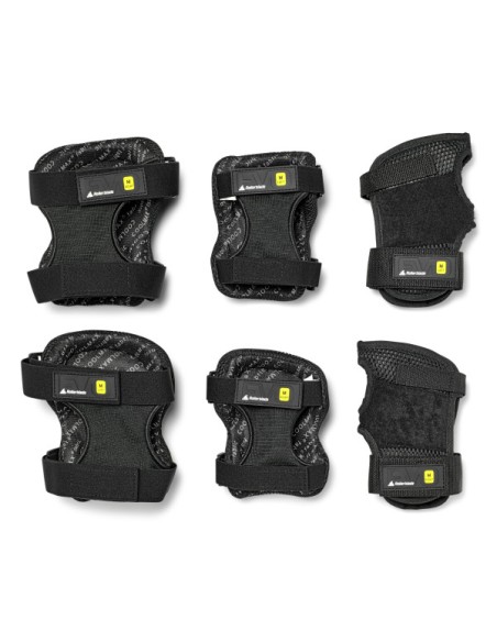 ROLLERBLADE PROTECCIONES EVO PRO GEAR 3 PACK NERO