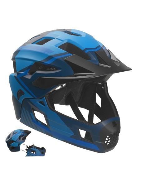 CRAZY SAFETY CASCO INTEGRAL BLUE