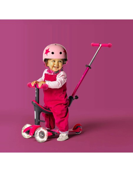 MINI MICRO 4 EN 1 DELUXE LED ROSA