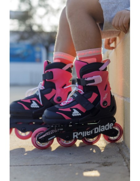 ROLLERBLADE CALCETINES INFANTILES ROSA