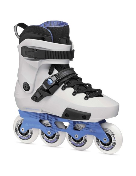 Rollerblade Twister XT 80mm patines freeskate negros vista lateral