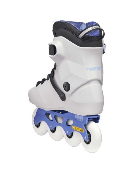 Rollerblade Twister XT 80mm patines freeskate negros vista trasera