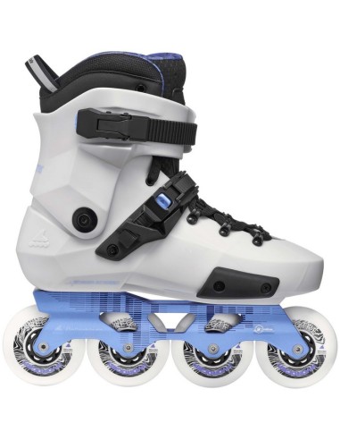 Rollerblade Twister XT 80mm patines freeskate negros vista lado exterior