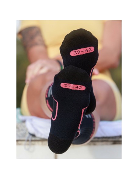 ROLLERBLADE CALCETINES HIGH PERFORMANCE NEGRO/CORAL