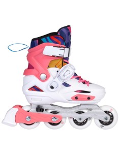 playlife flash pink ajustable patines en linea niños vista frontal 2