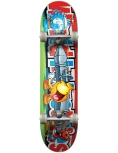 SKATE COMPLETO WORLD INDUSTRIES BAZOOKA MULTI 8 PULGADAS