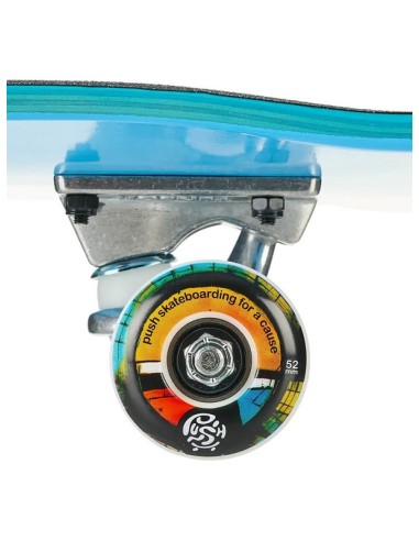 DETALLE RUEDAS LEBANON MLSL DEL SKATE COMPLETO PUSH 7.75 PULGADAS
