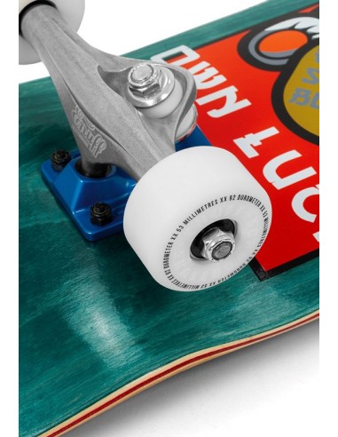 SKATE COMPLETO ENUFF LUCKY CAT VERDE detalla ruedas