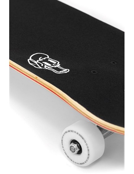 DISEÑO ENUFF MELTWORLD DAZED SOBRE TABLA NARANJA DETALLA GRIP