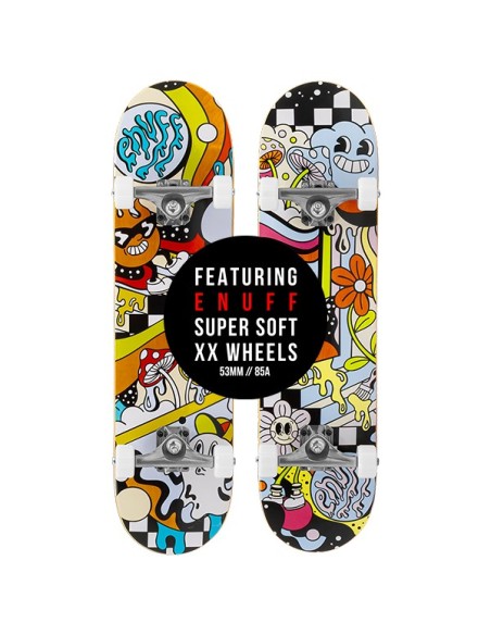 SKATEBOARD COMPLETO ENUFF MELTWORLD DAZED 7.75