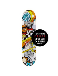 SKATE COMPLETO ENUFF MELTWORLD CONFUSED 7.75 PULGADAS 2