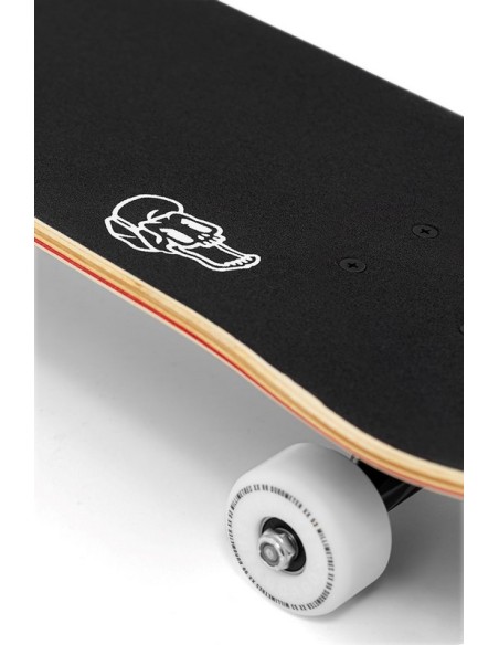 DISEÑO CALAVERA Y LLAMAS ENUFF PYRO III ROJO DETALLE GRIP