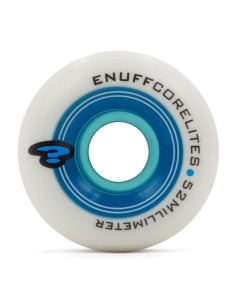 RUEDAS ENUFF CORELITES 52 MM 101A PARA SKATEBOARD blanco azul
