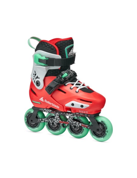 PATINES ROLLERBLADE APEX RED MINT JUNIOR