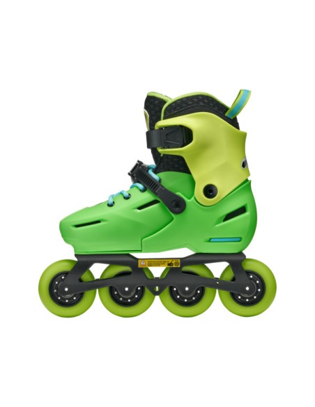 PATINES INFANTILES ROLLERBLADE APEX RED MINT VISTA LATERAL INTERIOR