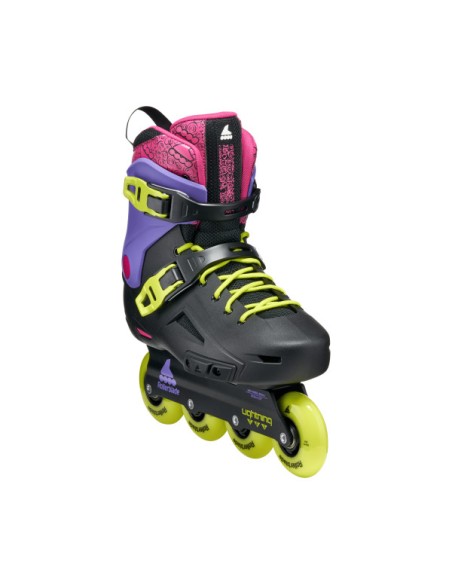 Rollerblade Lightning TRS vista lateral con diseño retro de los años 90