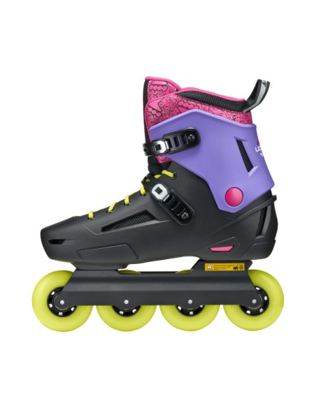 Guía de aluminio 243 mm y ruedas Urban 80 mm Rollerblade Lightning TRS