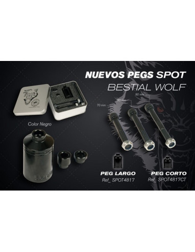PEGS SPOT BESTIAL WOLF NEGRO