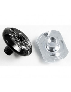 POWERSLIDE CUFF SCREW BLACK (1MACHO+1HEMBRA)