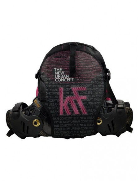 KRF MOCHILA PORTA PATINES NEW YORK BLACK/PINK