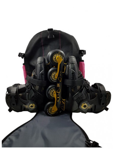 KRF MOCHILA PORTA PATINES NEW YORK BLACK/PINK