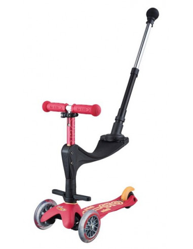 MINI MICRO 3 EN 1 DELUXE PLUS ROJO RUBI