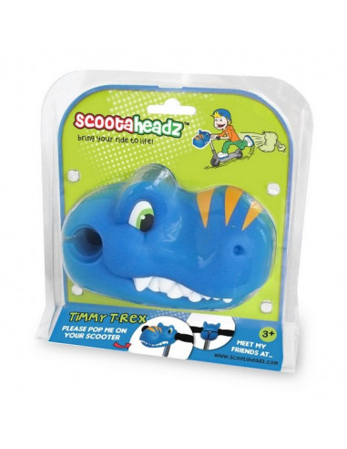 MICRO CABEZA DINO AZUL