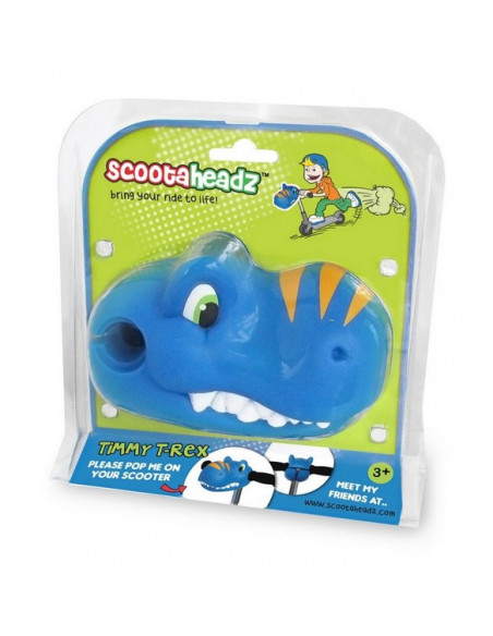MICRO CABEZA DINO AZUL