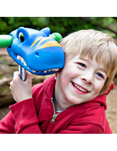 MICRO CABEZA DINO AZUL