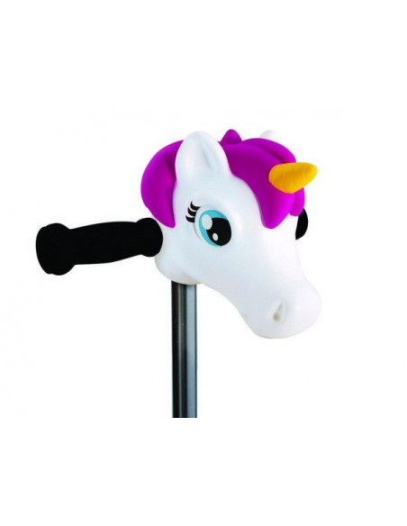 MICRO CABEZA UNICORNIO BLANCO