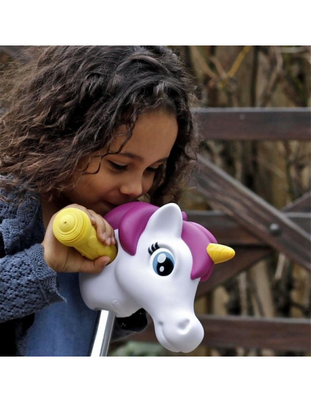 MICRO CABEZA UNICORNIO BLANCO