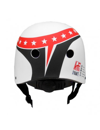KRF CASCO DYNAMITE BLANCO/ROJO