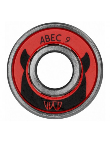 RODAMIENTOS WICKED ABEC 9, PACK 12 UDS. (TUBO)