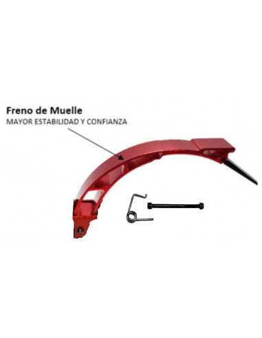 RECAMBIO FRENO+ MUELLE SCOOTER 200MM