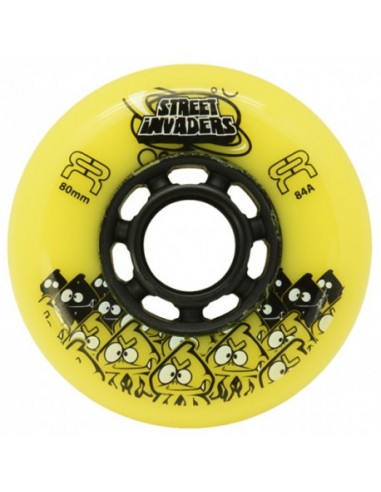 FR STREET INVADERS WHEELS 84A AMARILLO (PACK 4)