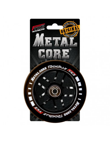 RUEDA METAL CORE RADIUS 120 NEGRA/NEGRA