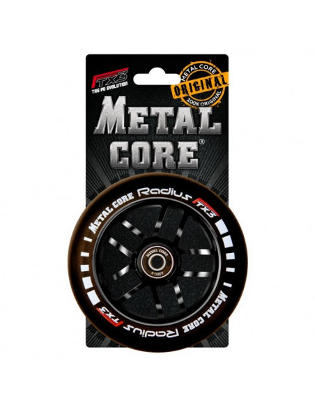 RUEDA METAL CORE RADIUS 120 NEGRA/NEGRA