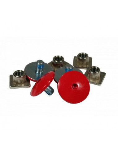 TORNILLO CAÑA CUFF ROJO 23.5*M6*9 (PACK 4)